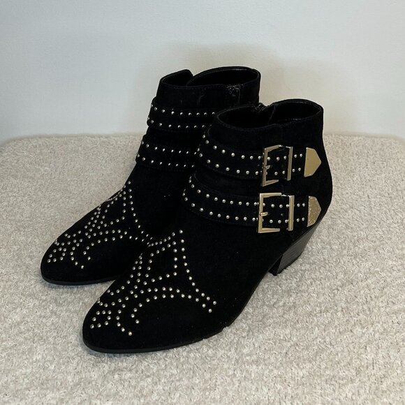 INC | Iliana Studded Western Ankle Booties - Picture 1 of 8